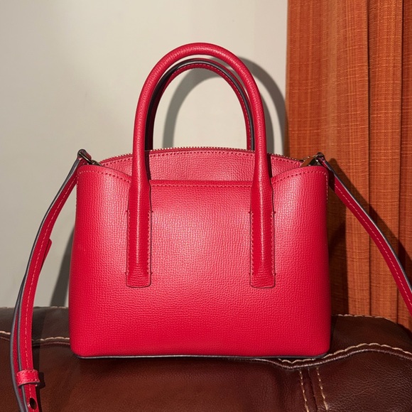 ‼️Kate Spade Margaux Red Leather Mini Satchel Crossbody Bag - Picture 8 of 13